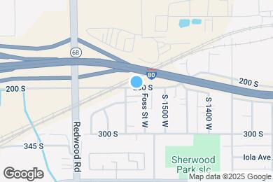 Map image of the property - 1557 W 200 S