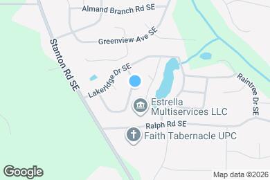 Map image of the property - 619 Lakeridge Cir SE