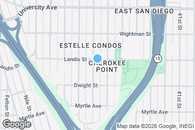 Map image of the property - 3675 Cherokee Ave