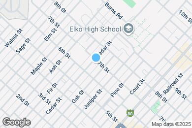 Map image of the property - 684 Cedar St