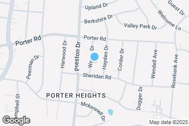 Map image of the property - 1509 Wayne Dr