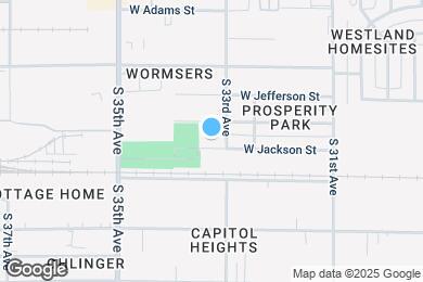 Map image of the property - 3316 W Jackson St