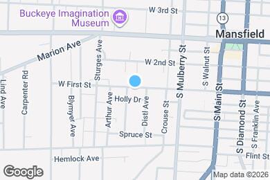 Map image of the property - 143 W 1st St