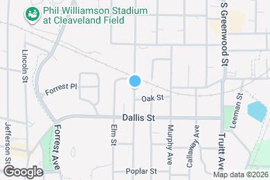 Map image of the property - 603 Park Ave