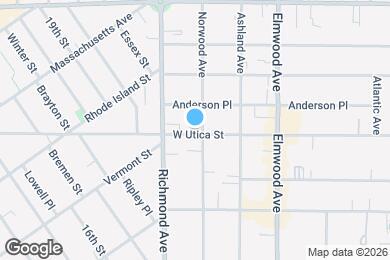 Map image of the property - 242 Norwood Ave