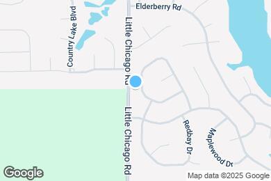 Map image of the property - 621 White Pine Dr