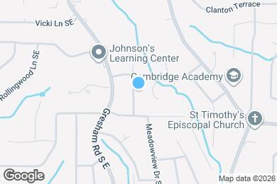 Map image of the property - 2724 Larkspur Dr SE