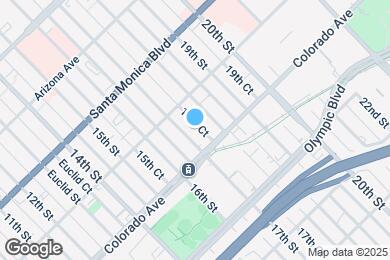 Map image of the property - 17th Street Santa Monica
