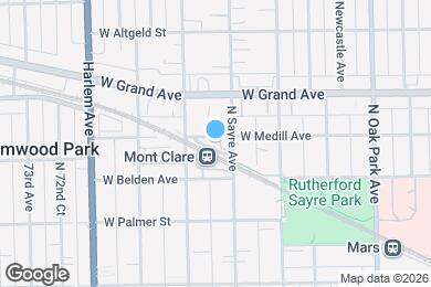 Map image of the property - 7019 W Medill Ave