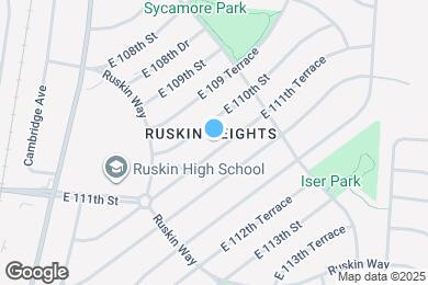 Map image of the property - 7504 E 111th Terrace