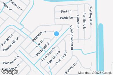 Map image of the property - 58 Postwood Dr