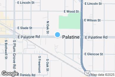 Map image of the property - 235 E Palatine Rd