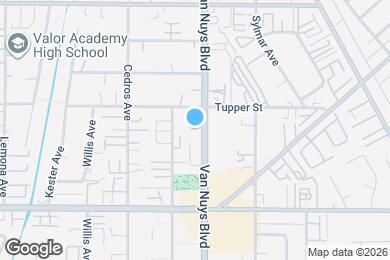 Map image of the property - 9233 Van Nuys Blvd