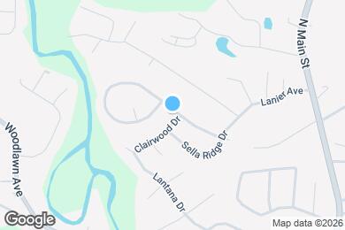 Map image of the property - 133 Clairwood Dr