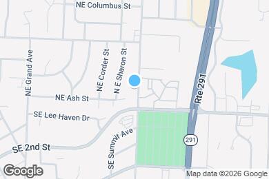 Map image of the property - 304 NE Independence Ave
