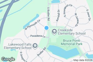 Map image of the property - 13843 S Petersburg Dr