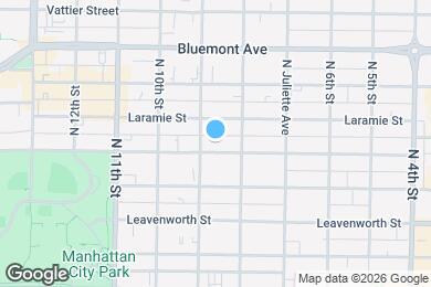 Map image of the property - 822 Fremont St