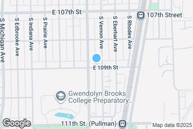 Map image of the property - 414 E 109th St