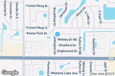 Map image of the property - 2869 Webley Dr NE