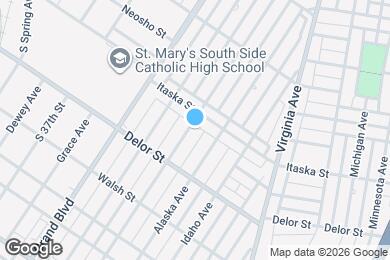 Map image of the property - 4716 Louisiana Ave