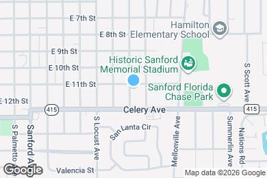 Map image of the property - 1103 Willow Ave