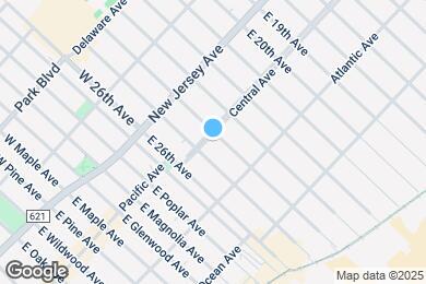 Map image of the property - 2403 Central Ave