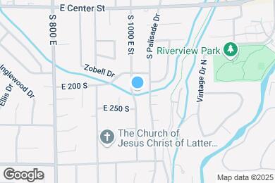 Map image of the property - 223 S 1000 E