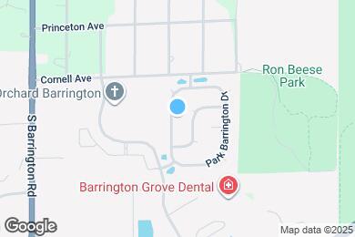 Map image of the property - 414 Park Barrington Dr