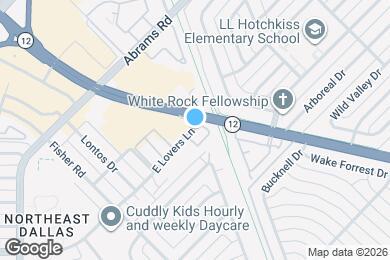 Map image of the property - 6648 E Lovers Ln