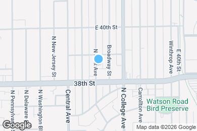 Map image of the property - 3841 N Park Ave
