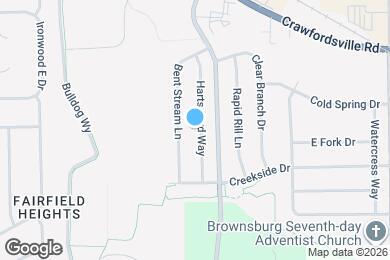 Map image of the property - 280 Harts Ford Way