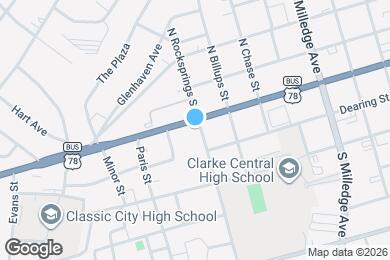 Map image of the property - 126 S Rocksprings St