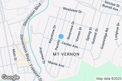 Map image of the property - 1601 Center Ave
