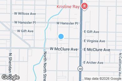 Map image of the property - 218 W Virginia Ave