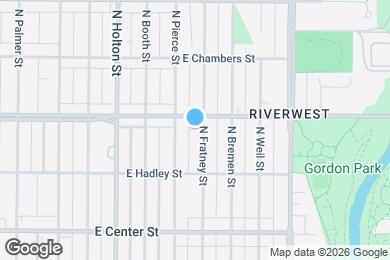 Map image of the property - 2863 N Fratney St