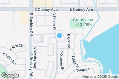 Map image of the property - 4480 S Pitkin St