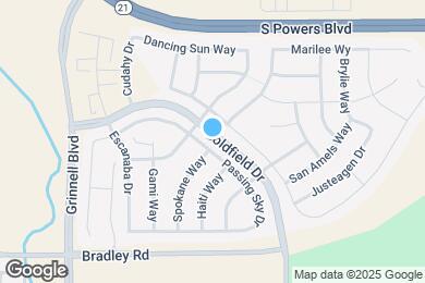 Map image of the property - 6519 Passing Sky Dr