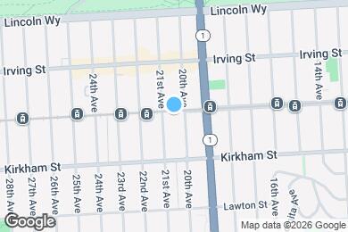 Map image of the property - 1527 Judah St