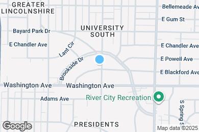 Map image of the property - 925 S Rotherwood Ave