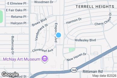 Map image of the property - 216 Emporia Blvd