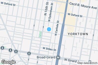 Map image of the property - 1509 Master St