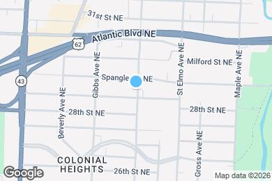 Map image of the property - 1233 29th St NE