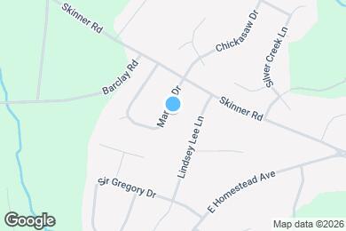 Map image of the property - 105 Marcus Dr