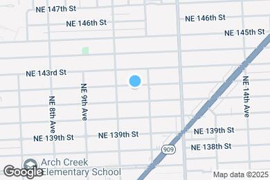 Map image of the property - 1040 NE 142nd St
