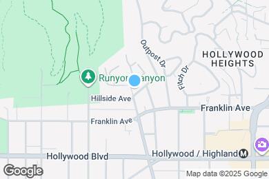 Map image of the property - 1850 N La Brea Ave