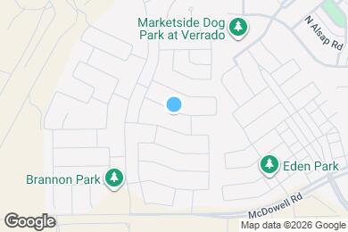 Map image of the property - 21195 W Palm Ln