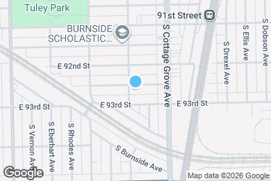 Map image of the property - 707 E 92nd Pl