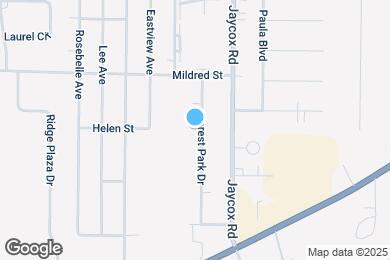 Map image of the property - 6308 Forest Park Dr