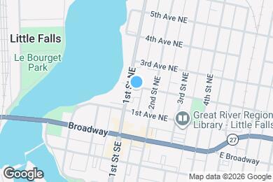 Map image of the property - 102 2nd Ave NE