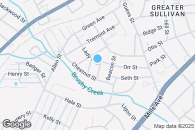 Map image of the property - 276 Moore St